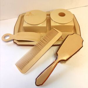 Vintage Ivo Ware Vanity Set With Tray 8 Pieces